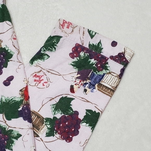 RARE Vintage Nick & Nora I Love Lucy Italian Movie Cotton Flannel Pajama Set Sm - Picture 13 of 16